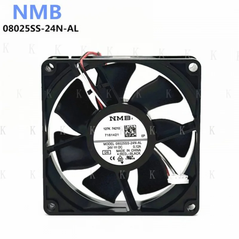 

C FOR NMB 08025SS-24N-AL 8cm DC 8025 24V 0.12A Double Ball 3-wire Inverter Fan