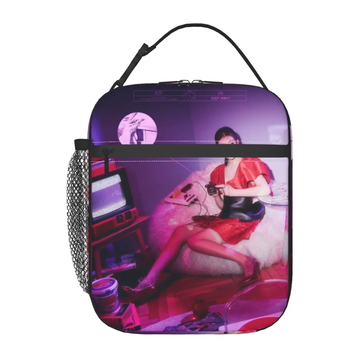 ITZYS Kpop Star Girl Group Thermal Insulated Lunch Bags Women Portable Lunch Tote Kids School Children Multifunction Food Box