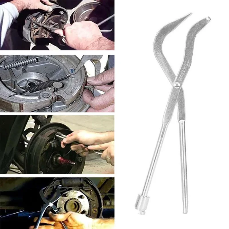 31cm Car Vehicle Drum Brake Line Shoe Return Spring Caliper Disassembly Car Maintenance Installation Repair Tool Car Accessories