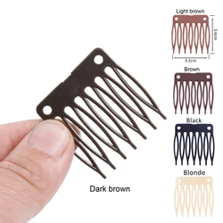 100pcs/Lot,Wig Accessories,Hair Wig Plastic Combs and Clips For Wig Cap, Combs For Making Wig,Vogue Queen Products