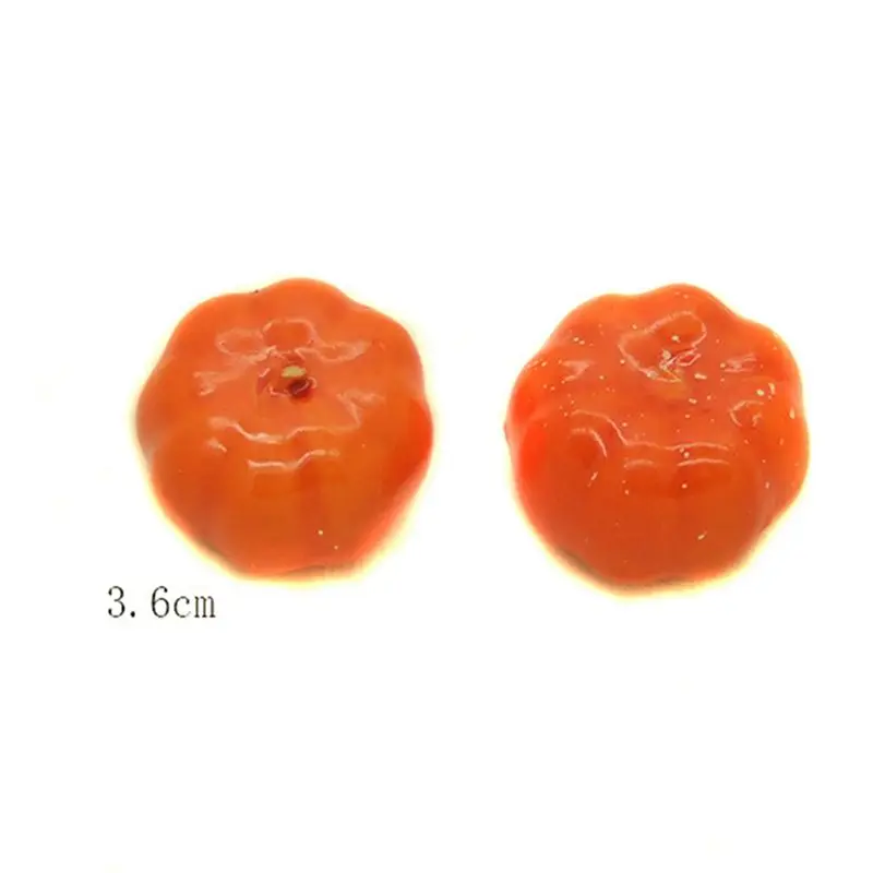 ABDD HOT  100Pcs 3.5cm Mini Faux Pumpkin Foam Pumpkins DIY Thanksgiving Halloween Party Decoration Props