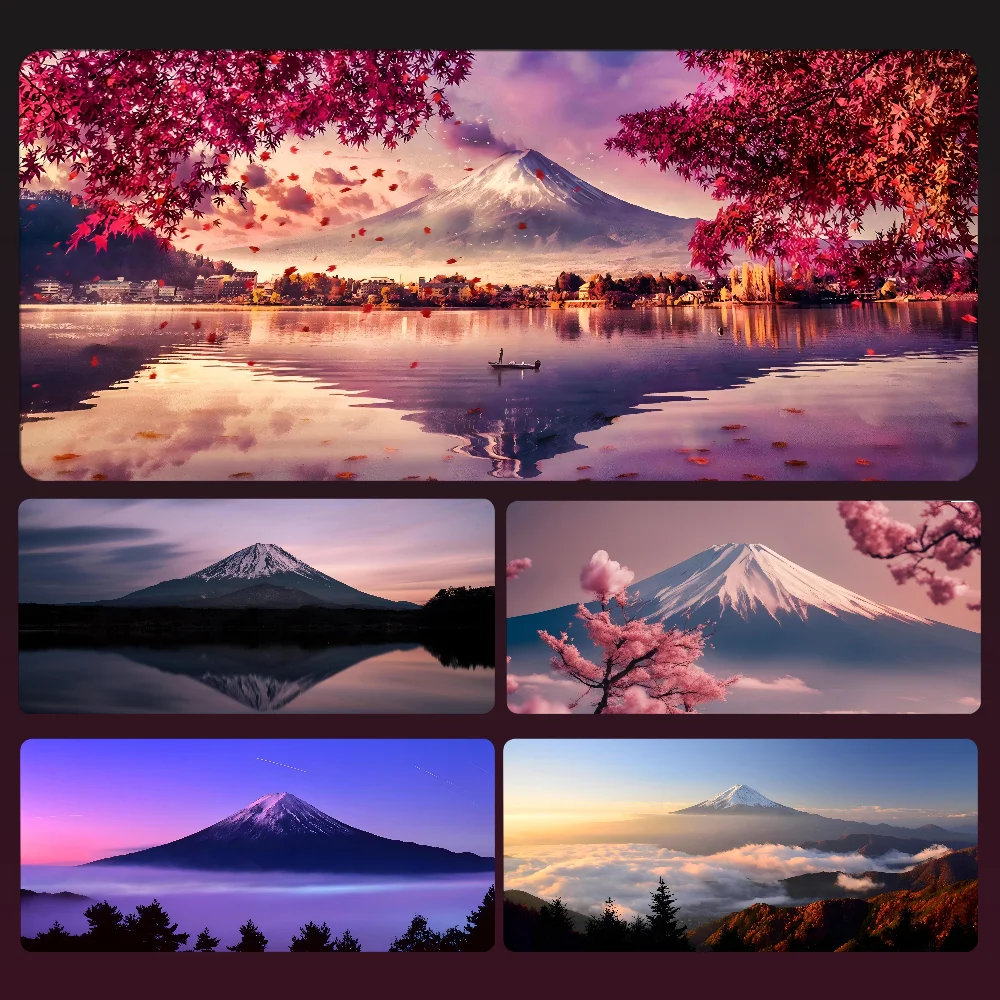 

Sakura Japanese Cherry Blossom Mousepad Mouse Mat Desk Mat With Pad Gaming Accessories Prime Gaming XXL Keyboard Pad