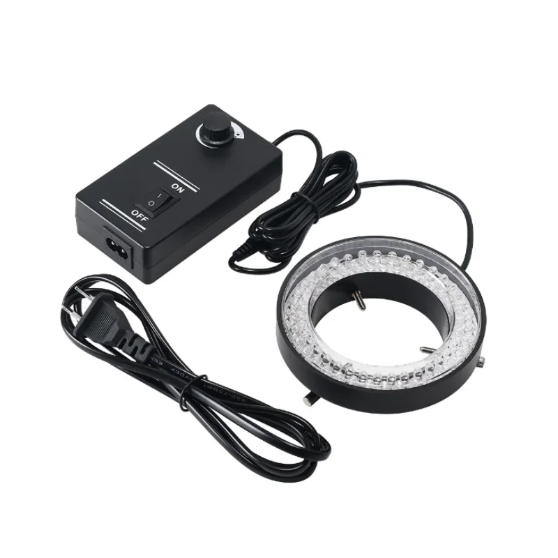 72 PCS LED Beads Stereo Microscope LED Ring Light Source diametro interno 72mm lampada a luce bianca