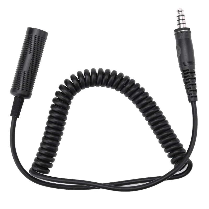 

Удлинительный кабель, совместимый с TAC U-174 NATO 7,1 мм, рация, тактическая удлинительная линия для наушников, гарнитуры