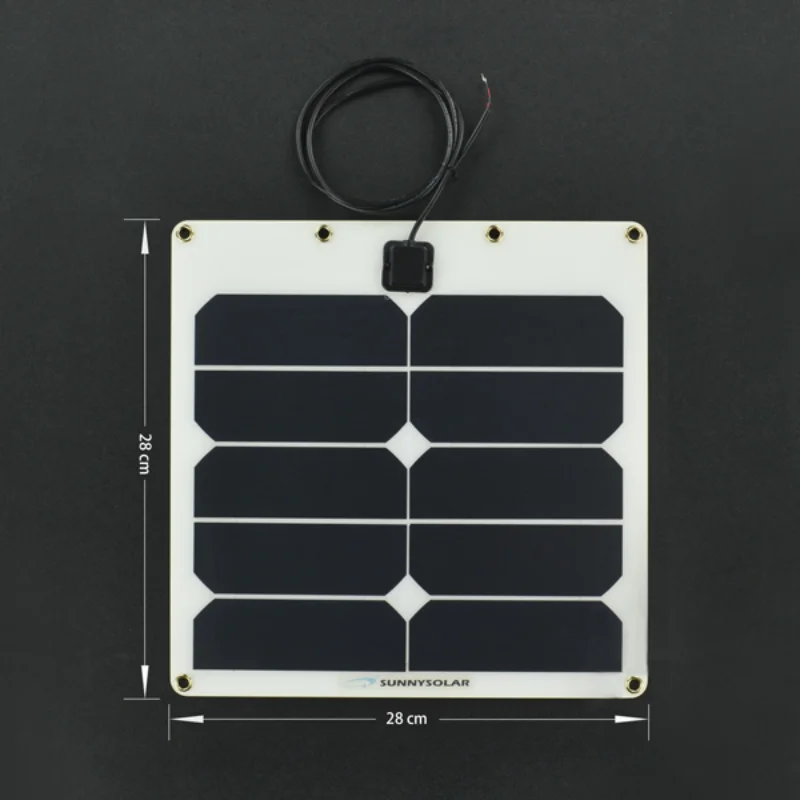 Semi-Flexible Solar Panel (5V @ 2a) Solar Panel Solar Panel Semi-Flexible