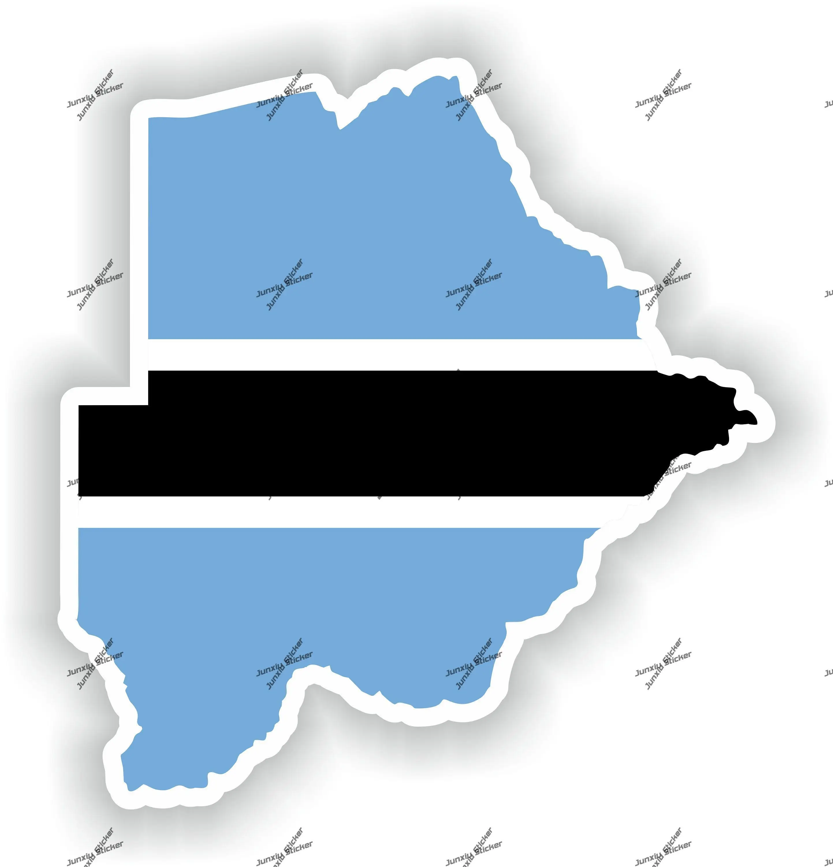 Botswana Map Flag Decal for Car Bike Bumper Laptop The Whole Body Cover Scratches Decoration Motorcycle Helmet Car Accessories