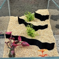 3-piece set of aquarium sand and stone partitions, aquarium scenery/decoration to increase the layering of the fish tank
