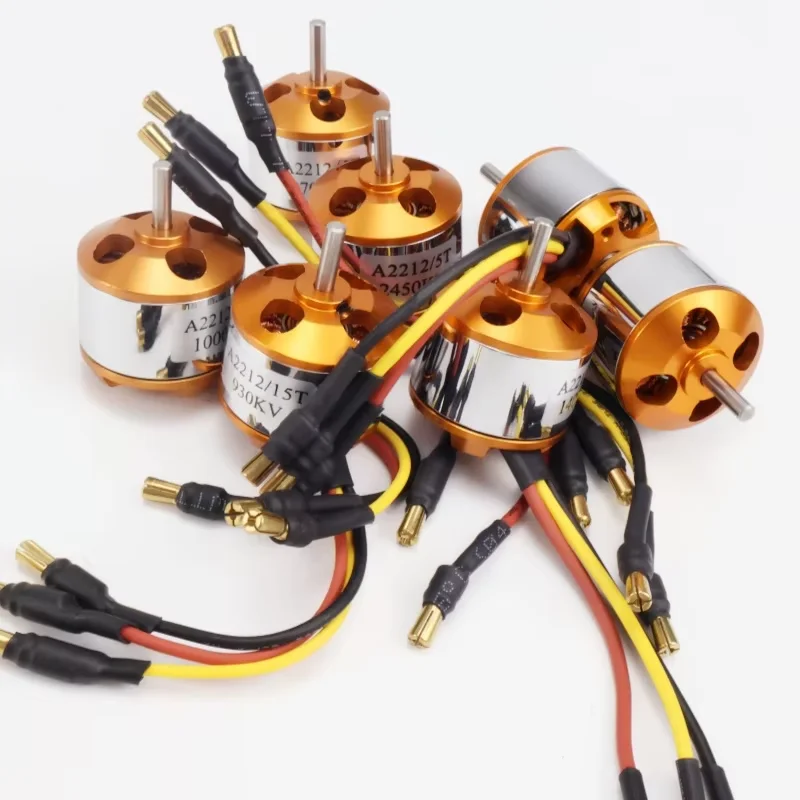 มอเตอร์ไร้แปรงถ่าน XXD A2212 2212 1000KV 1400KV 2200KV 2450KV สำหรับเครื่องบินบังคับวิทยุแบบปีกตรึงและโดรนแบบมัลติโรเตอร์
