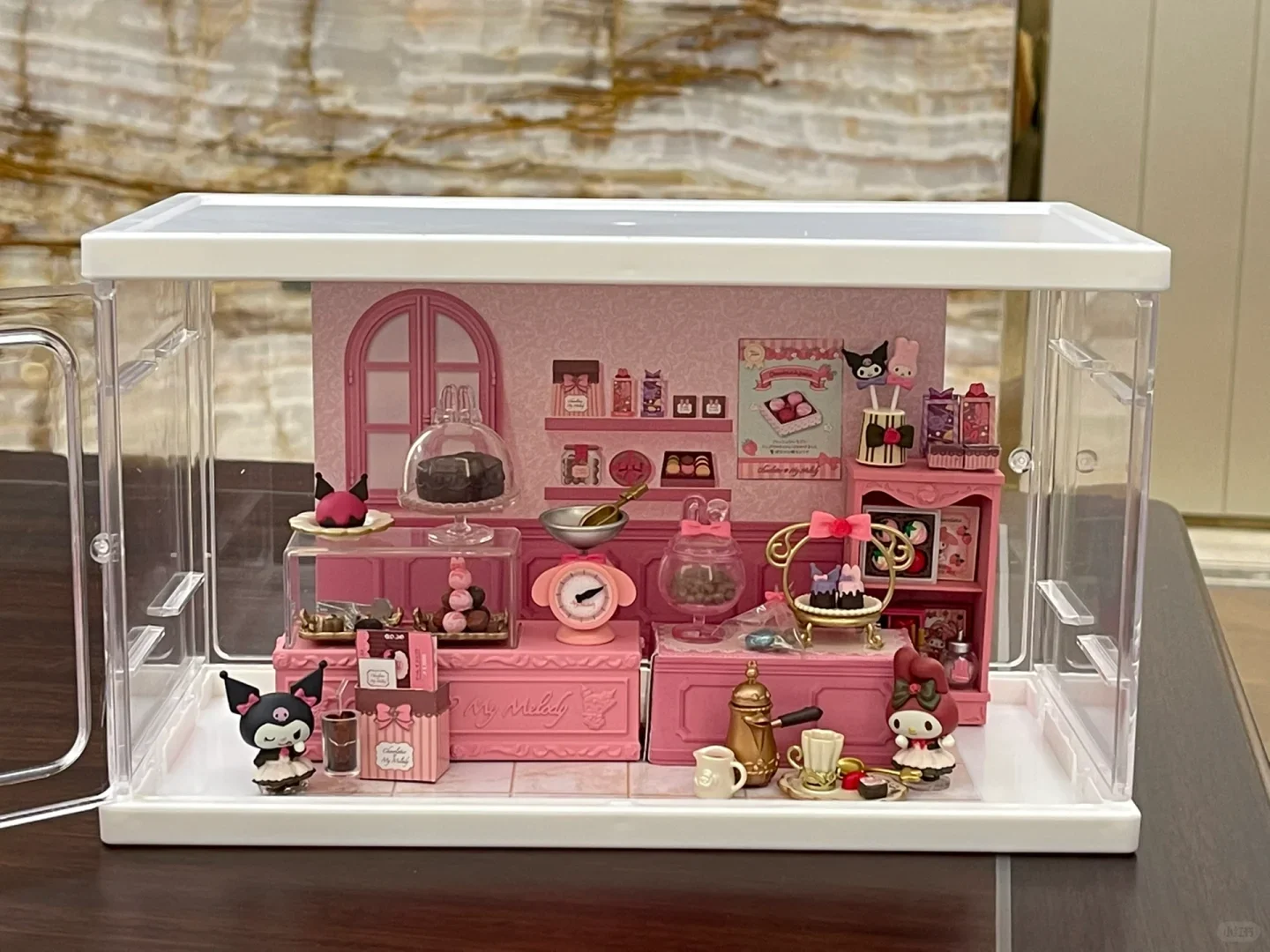 

Retro Coffee Store Series Blind Box Kulomi Make Tea Action Figure Cute Trendy Toys Desktop Decoration Birthday Surprise Gifts