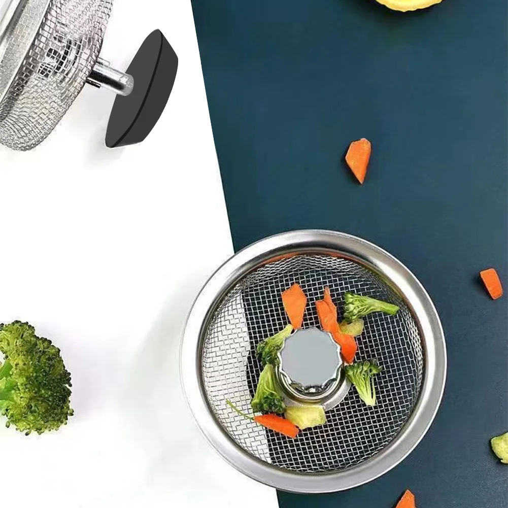 

Sink Strainer Rustproof Stainless Steel Sink Strainer 3.3 Inch Fine Mesh Drain Filter Kitchen Stainless Steel Sink Filter Mesh