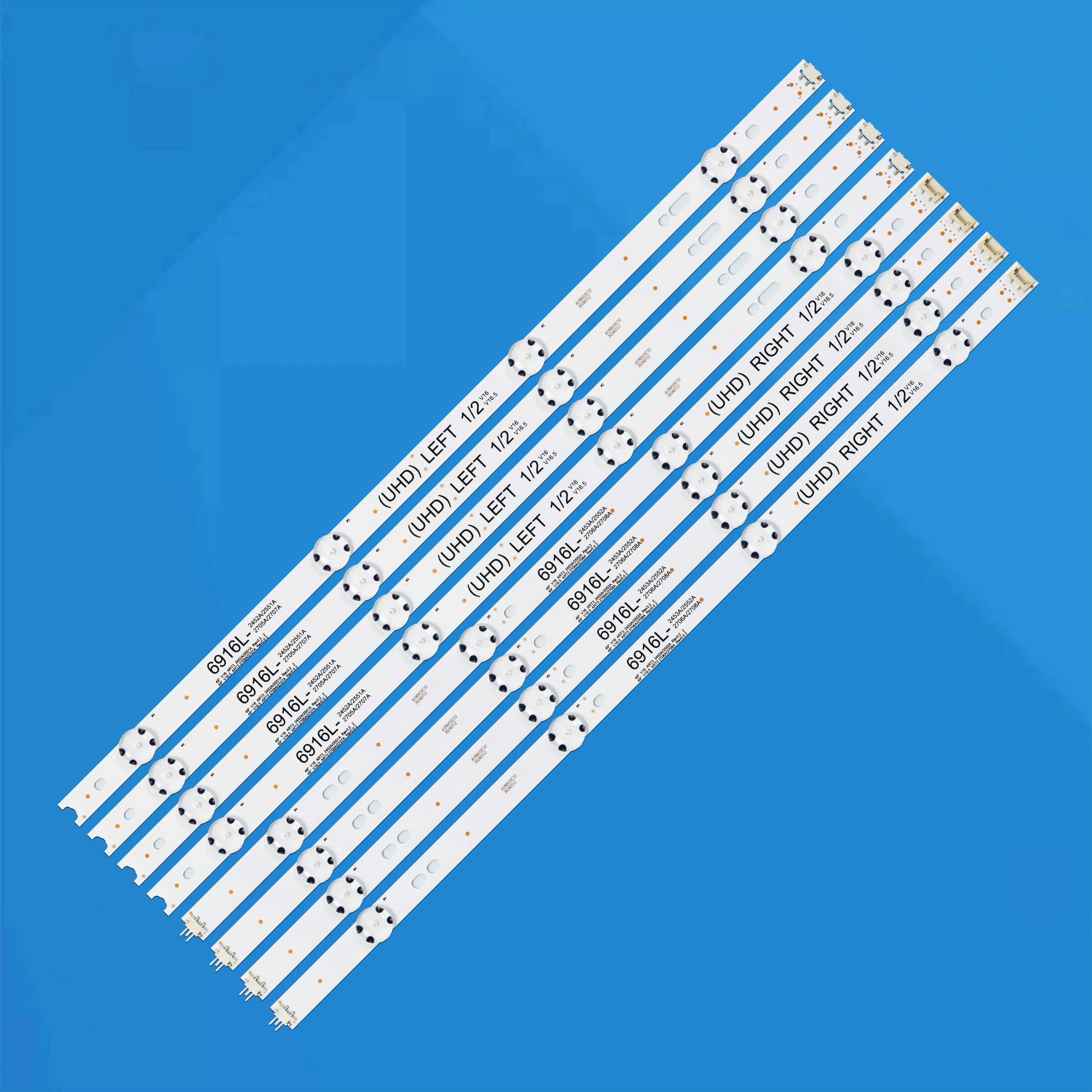 

Светодиодная лента для 49LW541H 49LW340C 49LJ510M 49LH590V 49LX300C 49LF5100 49LF5400 49LW55S 49" V16.5 ART3 2705 2706 2707 6916L-2980A