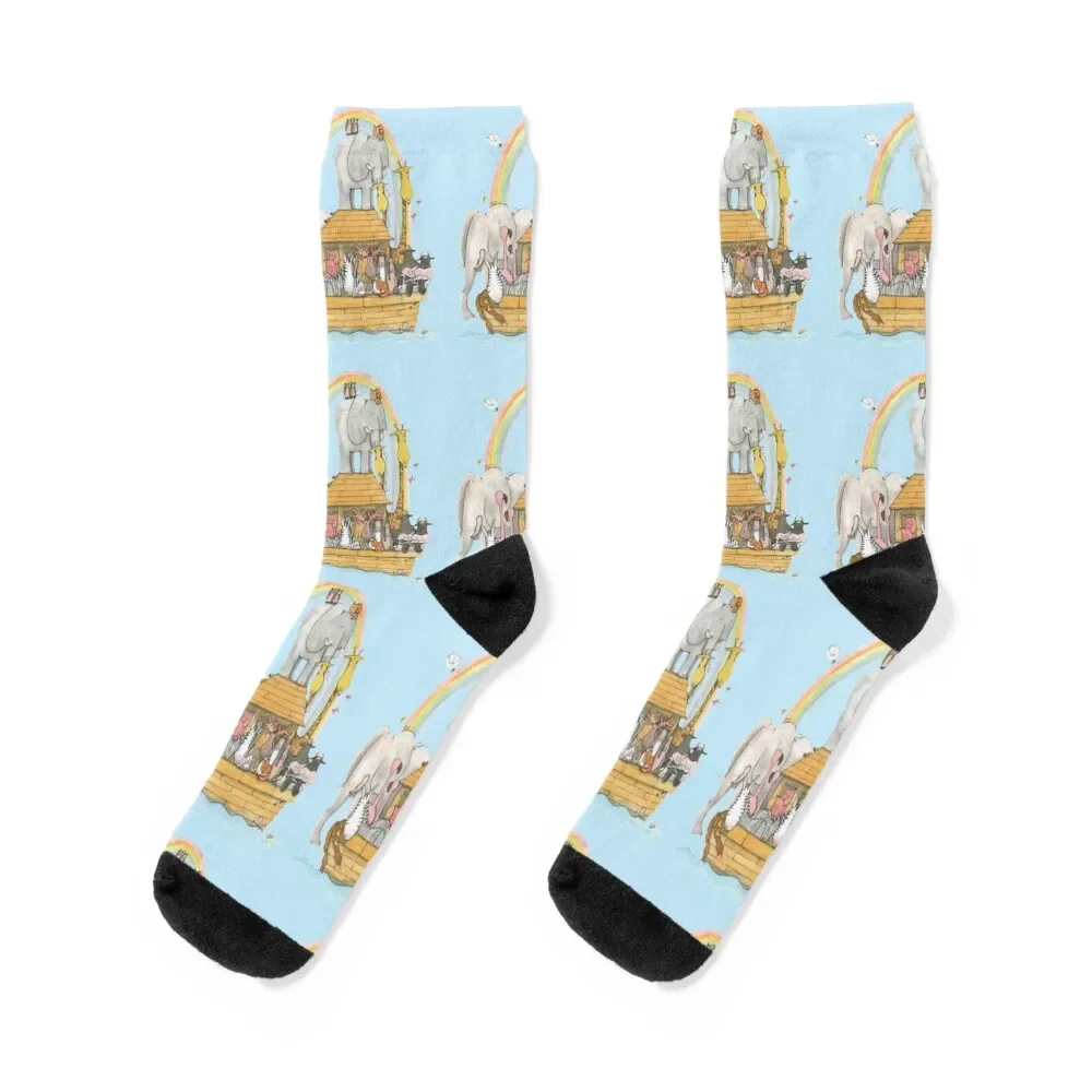 

Noah's Ark Socks valentine gift ideas christmas gifts luxe Socks Girl Men's