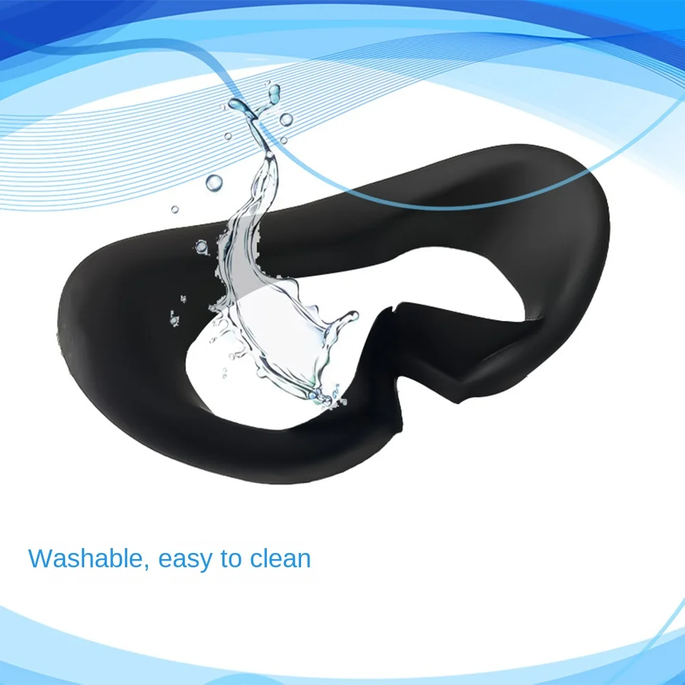 

Новинка 2023 года для Pico 4, силиконовая маска для лица, накладка на глаза, защитный чехол, маска против пота, сменные аксессуары для очков VR (белый)