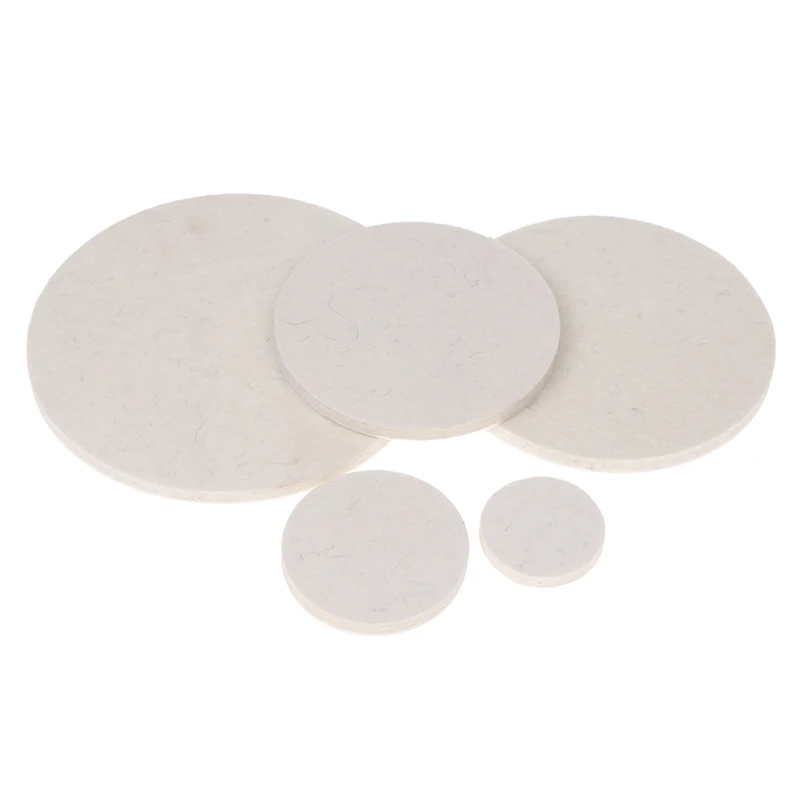 Polishing Pads Wool Felt Abrasive Wheel 50/75/125/ 150/180mm Soft Felt Discs For Glass Stainless Steel Polish Repair Scratche