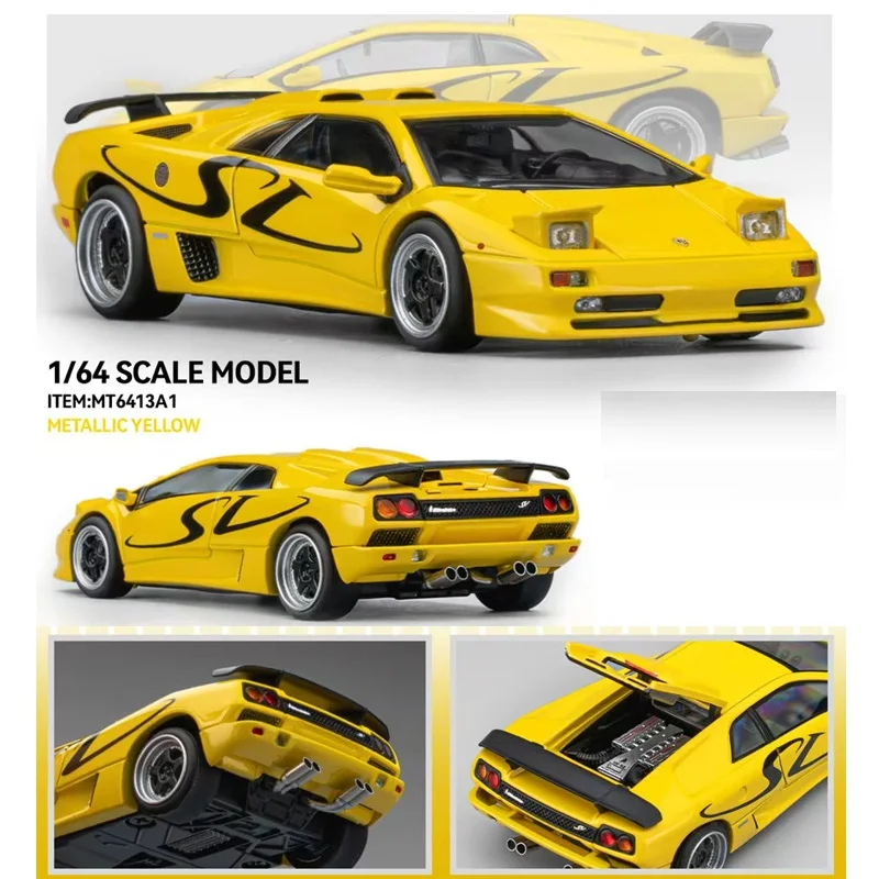 

[Предпродажа] Micro Turbo 1:64 CUSTOM TOW TRUCK Зеленый/Розовый Diablo SV Металлик Желтый FD2 Серая металлическая литая модель автомобиля