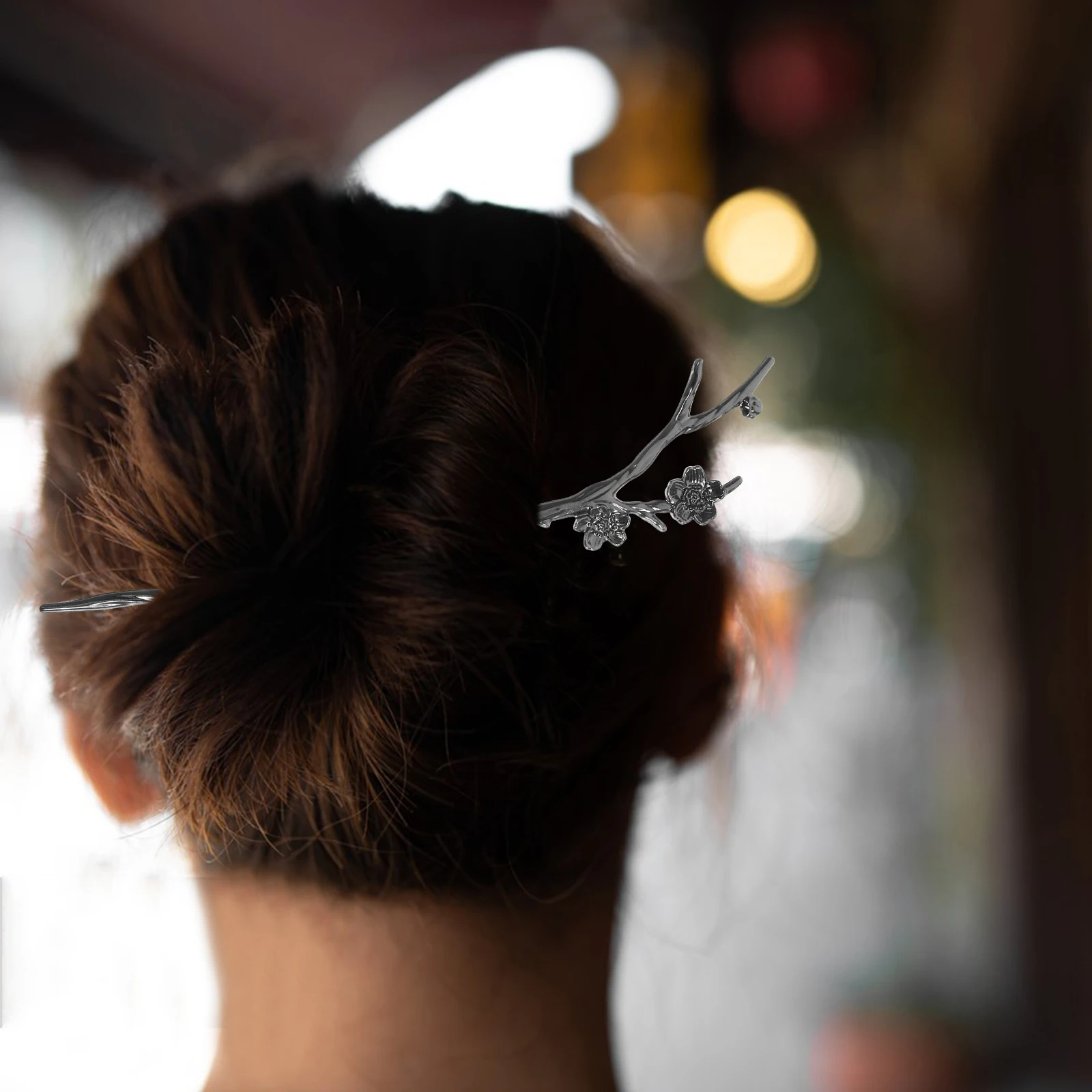 

2pcs Metal Chopsticks Long Hairpins For Women Vintage Accessories Bun Sticks Durable Lightweight Sticks Stylish Hair Tools For