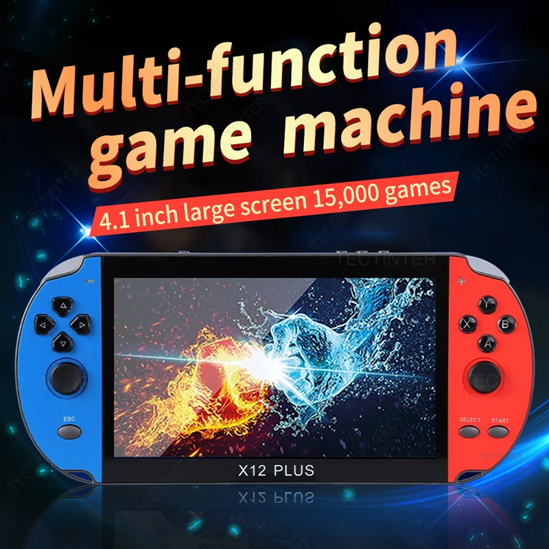 

4.3/5.1 Inch X7/X12 Plus Retro Handheld Game Player Built-in 13000 Games Arcade Game Portable Console Audio Video Game Console