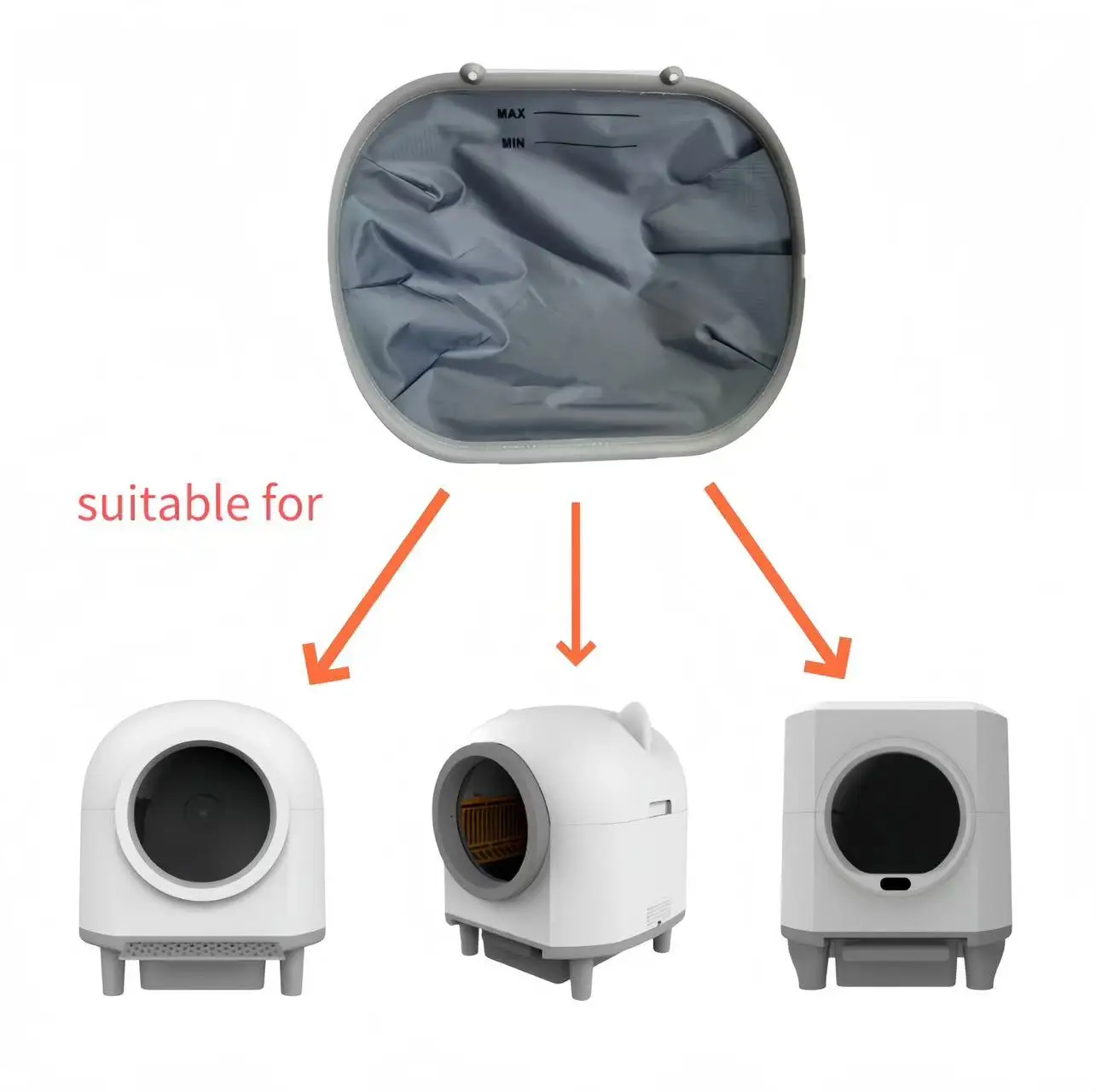 

High Quality Waterproof Odor-Resistant Triple-Proof Bottom Mat Accessories for Smart Litter Box