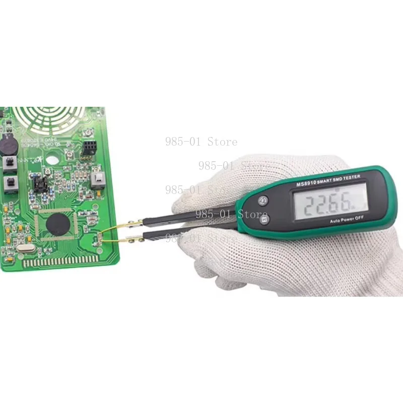 

Портативный пинцет для тестирования SMD MS8910 — цифровой мостовой тестер на 3000 отсчетов с позолоченными зондами, автоматическим сканированием и зуммером непрерывности