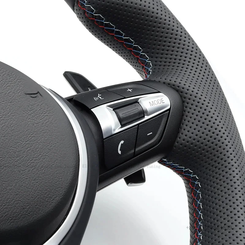 For BMW F30 F20 F22 F32 M3 F80 F25 E90 E87 X5 E70 F01 F10 Steering Wheel Black Perforated Leather M Sport Upgrade Steering Wheel view 5