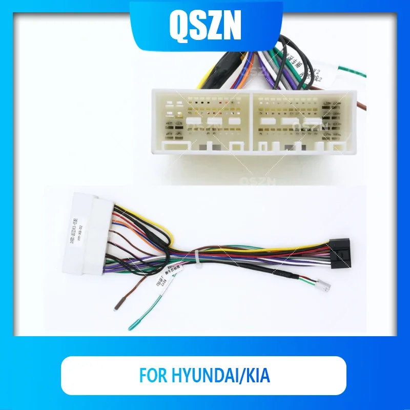 

QSZN Android For Hyundai series I30/KIA Series Harness Wiring Power Cables Car Radio Multimedia Player