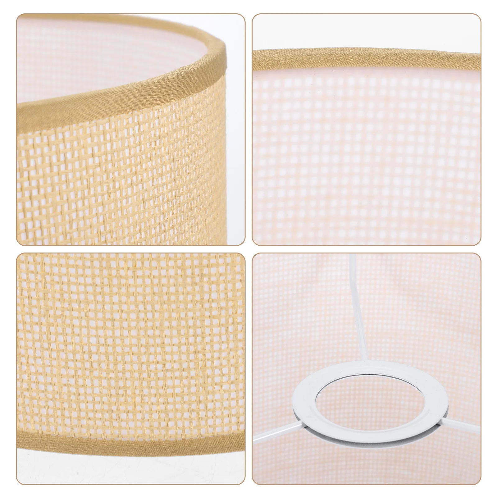 

Linen Lamp Shade E27 Replacement Cover For Desk Table Floor Bedside Lamp Fabric Light Cover Cylinder Decorative Lighting