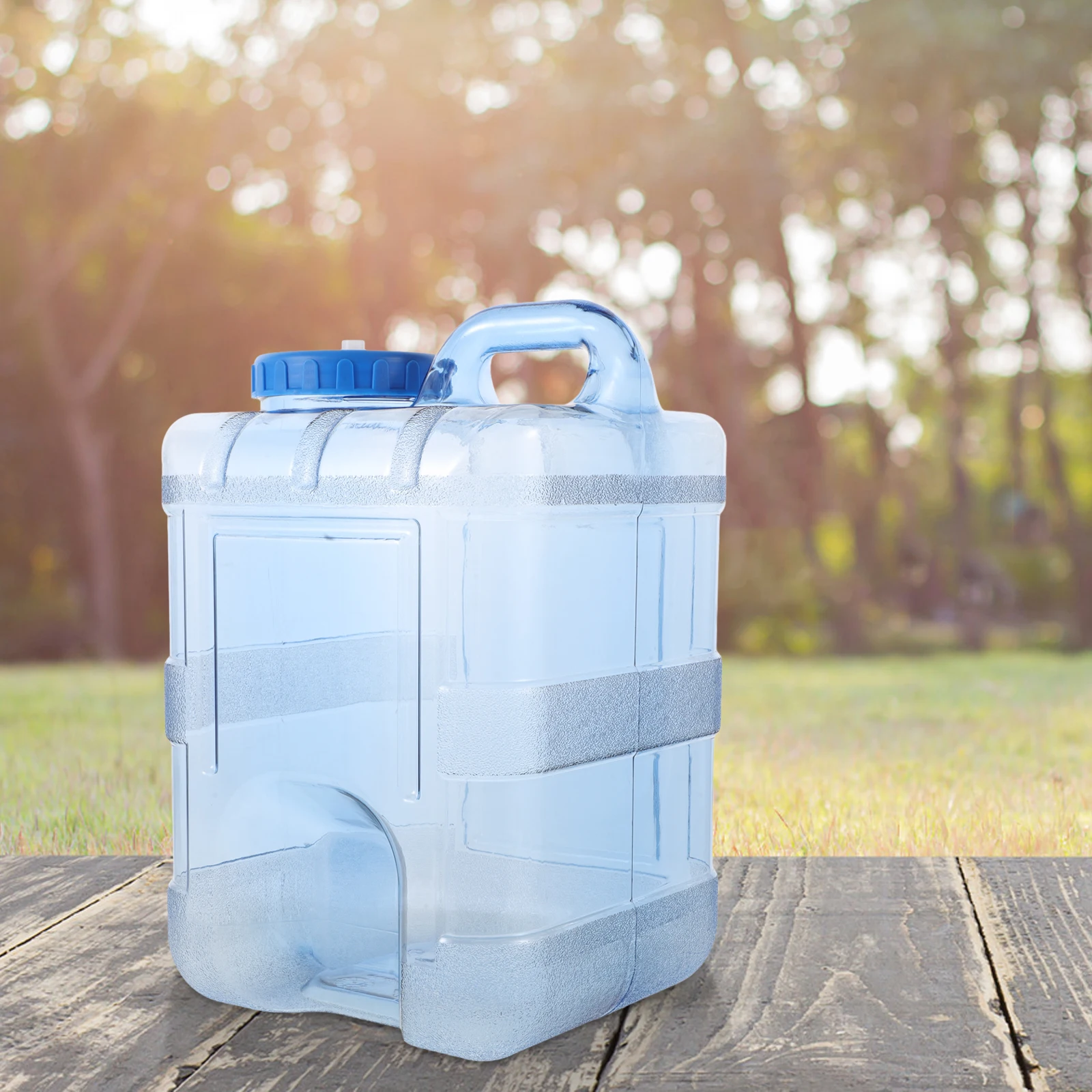 

1pcs 15L Camping Jug Large Capacity Portable Water Bucket Leak-Proof Reusable Bottle With Cap For Outdoor Home Car Use Liquid