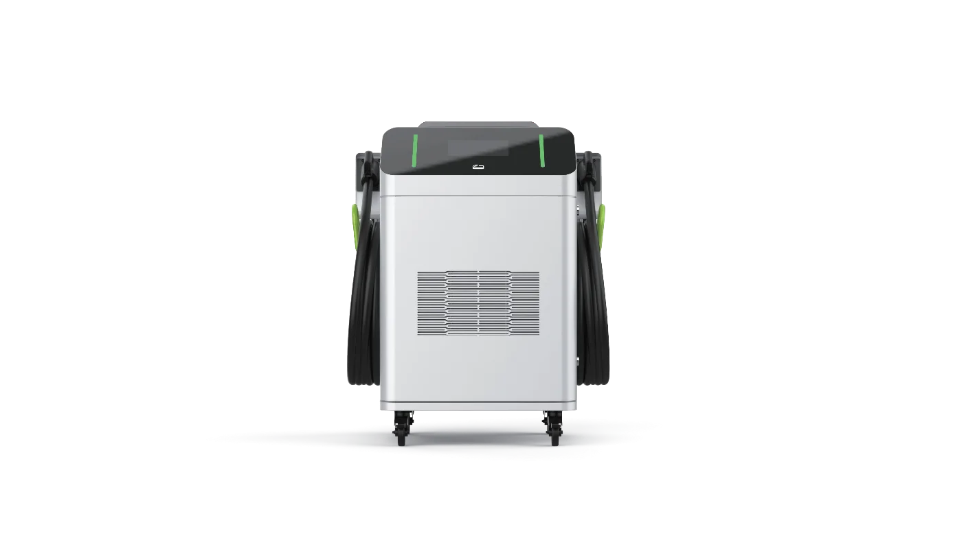 Mobile Portable EV Charger 40kW/60kW/80kW 2 Guns DC Fast Charging Station with IP55 Protection Combo Interface for Emergency Use