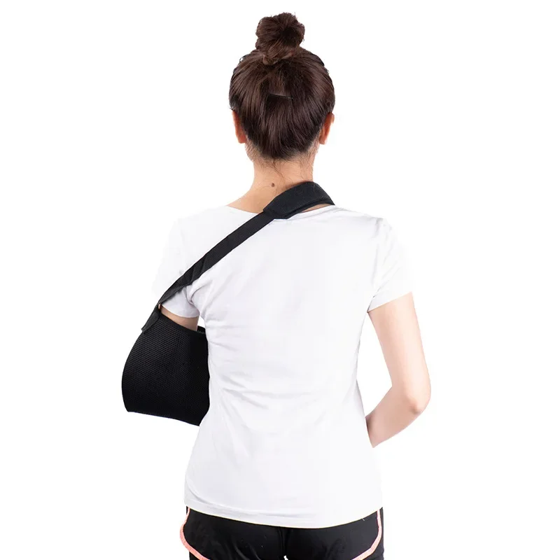 Breathable Arm Sling Adjustable Support Strap Lightweight Immobilizer for Injury Shoulder Elbow Wrist Rotator Cuff Women and Men