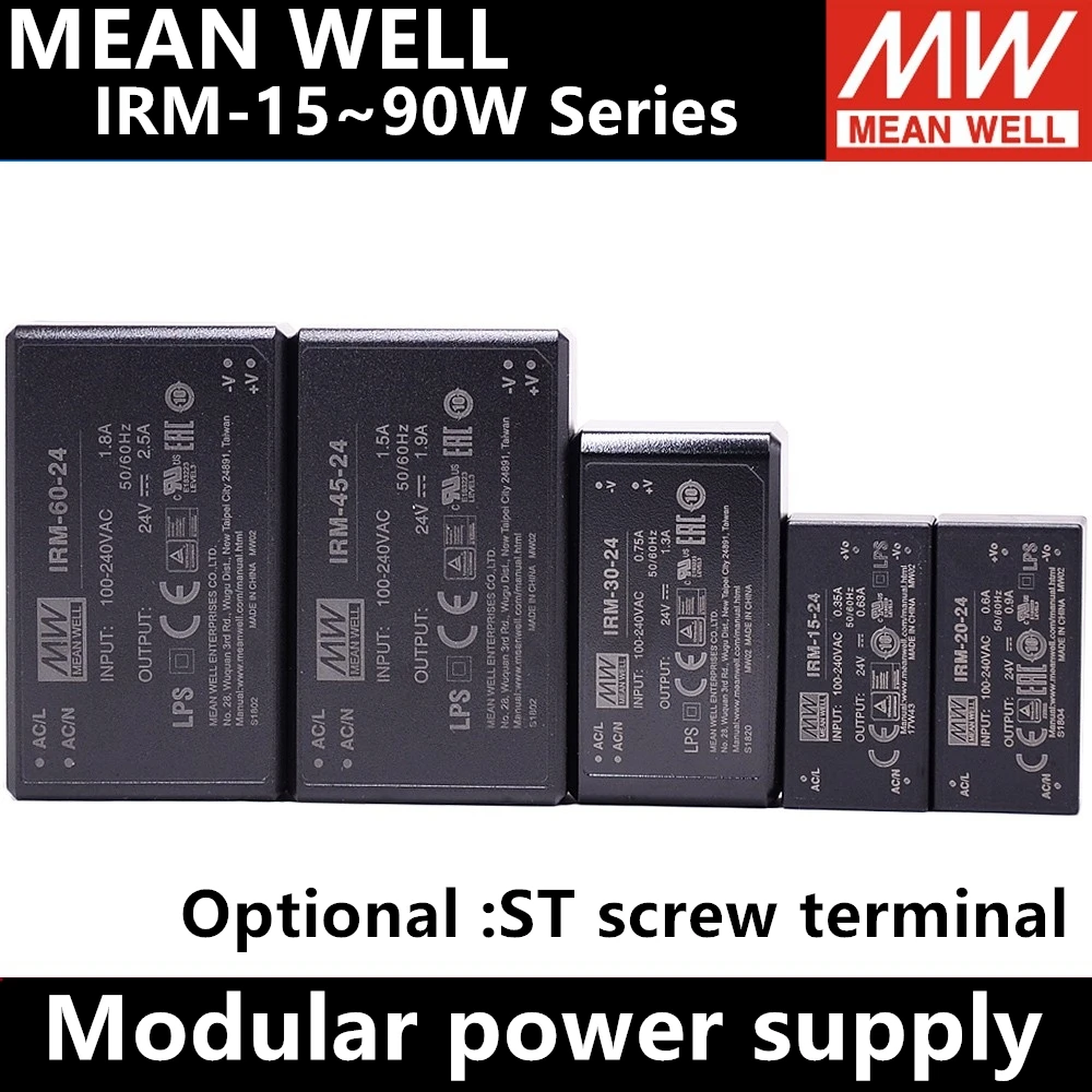 Taiwan MEAN WELL IRM-03-3.3 IRM-03-5 IRM-03-9 IRM-03-12 IRM-03-15 IRM-03-24 Single Output module power supply 3.3V5V9V12V15V24V