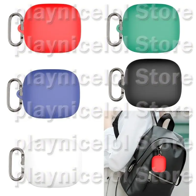 E8BA Guardia flexible Earbud Case cáscara a prueba choques Manga antidustado Evite entrada humedad tierra para 7s