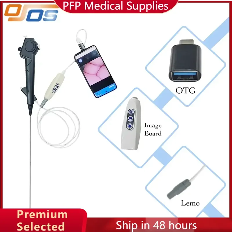AP08 for Endoso 2.8mm Working Channel Handheld Video ENT Bronchoscope Camera Fiber Optic Flexible for