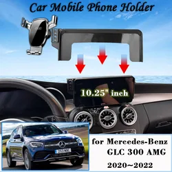 Car Phone Holder for Mercedes-Benz GLC 300 43 AMG 63 S 2020~2022 Air Vent Cellphone Mount GPS Bracket Gravity Stand Accessories