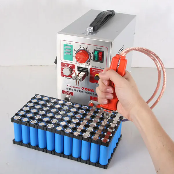 1.5KW SUNKKO 709A 220/110V Battery Spot Welder With 70B Welder Pen  Spot Welding Machine for 18650 21700 Battery Pack