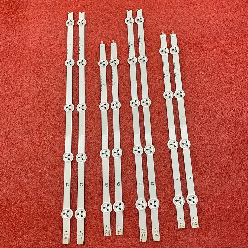 

LED Backlight strip(8) For 42L6453DB 42PFH5209 42PFT6309 42"V14 DRT R1 L1 R2 L2 6916L-1455A/1456A/1457A/1458A 1588A 1589A 1590A