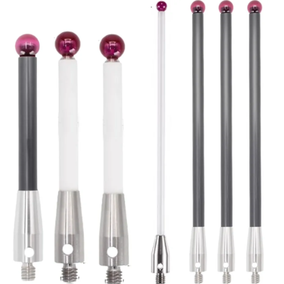 Ruby measuring needle M4 thread CNC machine probe ceramic rod extension rod Ruby measuring needle