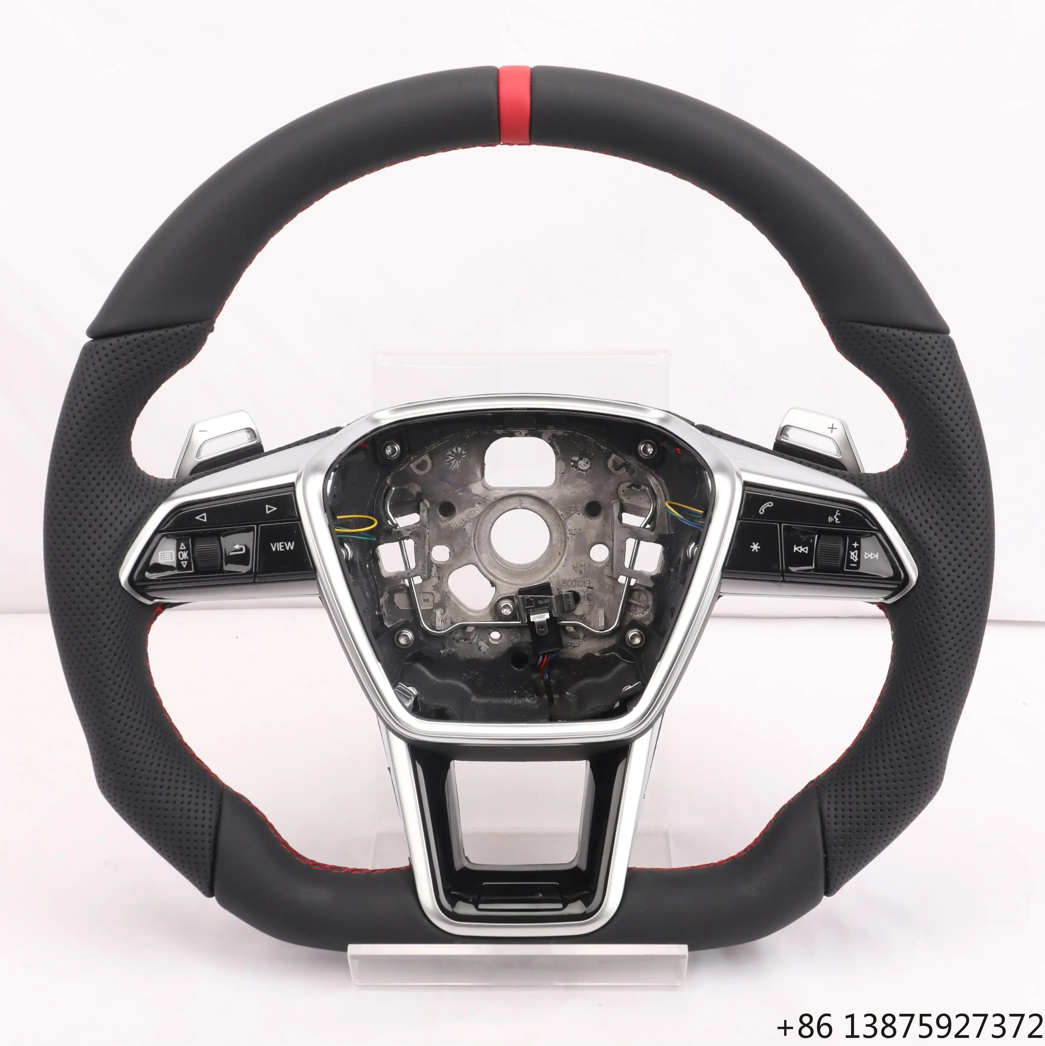 

Customized Half Perforated Steering Wheel for A3 A4 A5 A6 A7 C6 C7 C8 S3 S4 S5 S6 B7 B8 B9 RS3 RS5 RS6 Q5 Q7 Q8