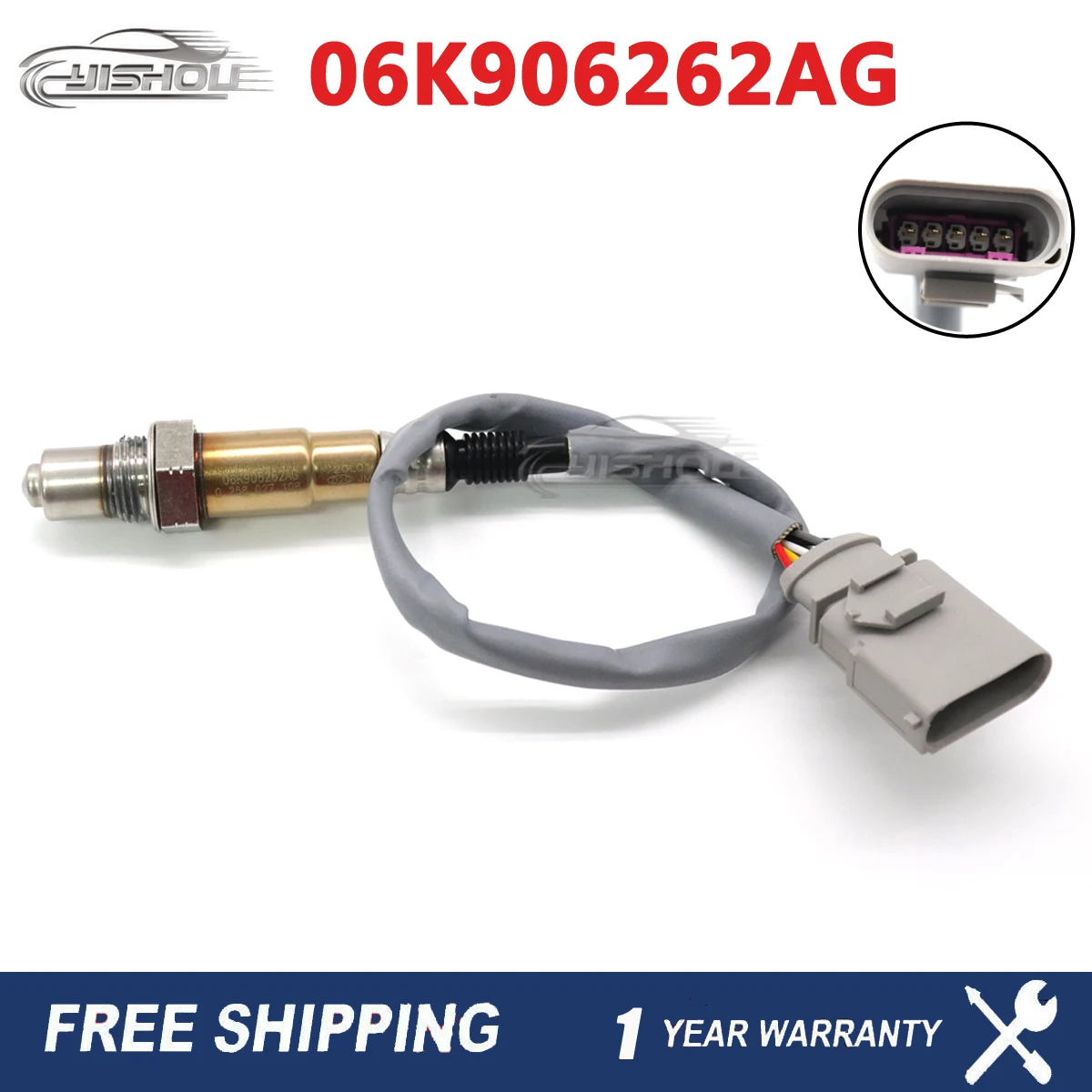 

New Upstream Lambda O2 Oxygen Sensor Air Fuel Ratio Sensor 06K906262AG Fits For Audi A4 A5 A6 Q5 2.0 TFSI For VOLKSWAGEN BEETLE