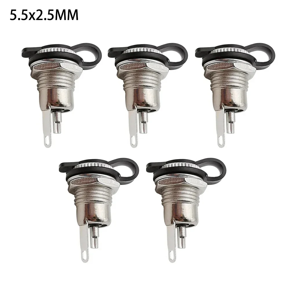 5pcs DC099 DC Power  Installation Metal Connector DC Power Socket For Laptops Small TVs Electrical Equipment Supplies