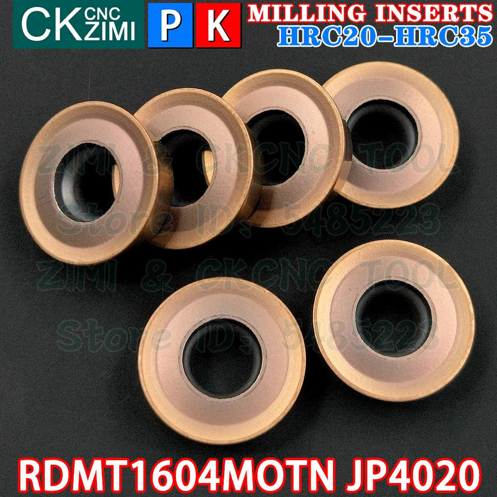 10P RDMT1604MOTN JP4020 RDMT 1604 MOTN JP4020 Carbide Inserts Face Milling Inserts Indexable Milling Tools CNC Cutter Metal Tool