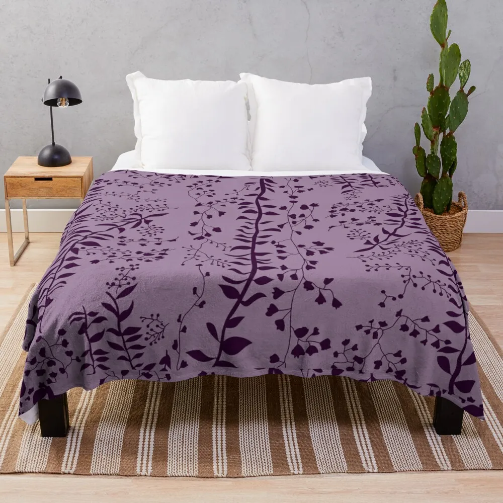 Bella Swan\'s Comforter Set Replica | Purples Cool - Version 1 | Twilight Saga Fanart Throw Blanket Soft Beds Blankets