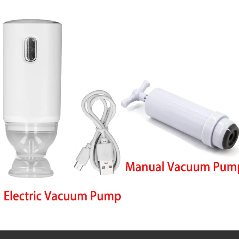 3D Printer Auto Vacuum Bag Pump And Manual Vacuum Pump Electric Vacuum Sealed Compression Pump Handheld Electric Air Pump