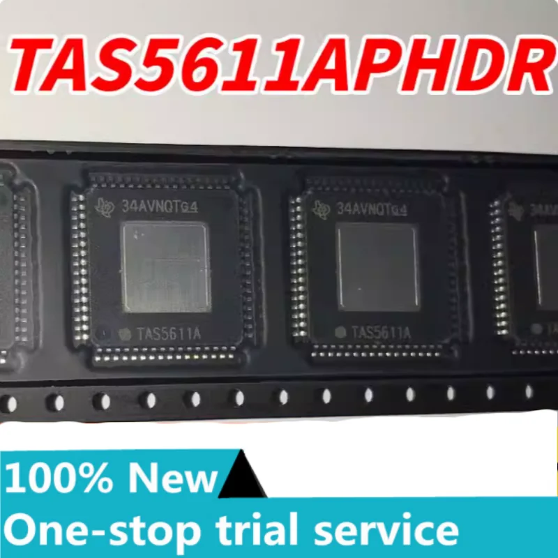 2-100PCS %New  stock TAS5611APHDR marking TAS5611A HTQFP64 Class D audio amplifier chip