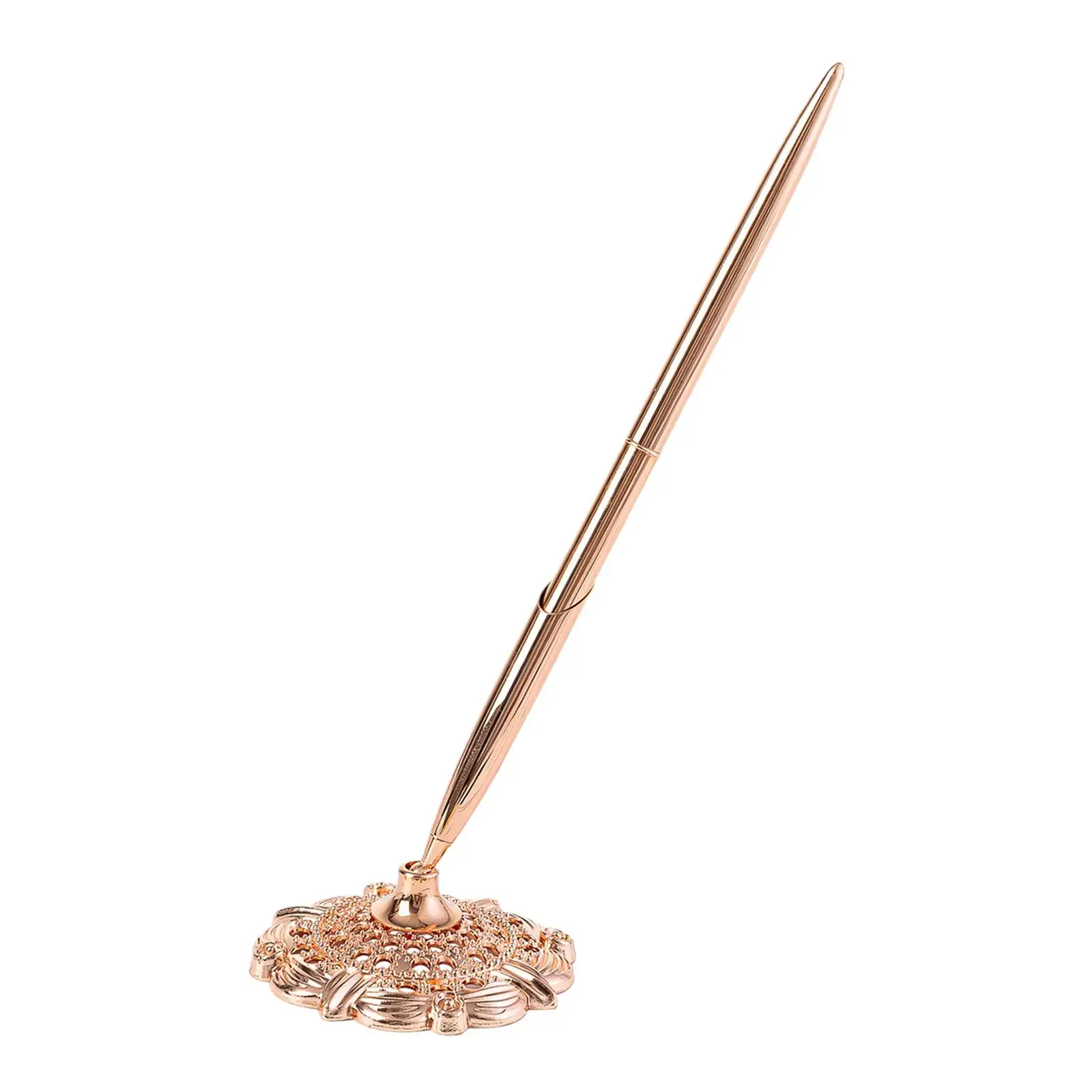 Wedding Registry Pen Reception Guest Pen Trendy with Base Stand Guest Signing Pen for Table Centerpiece Business Party Home