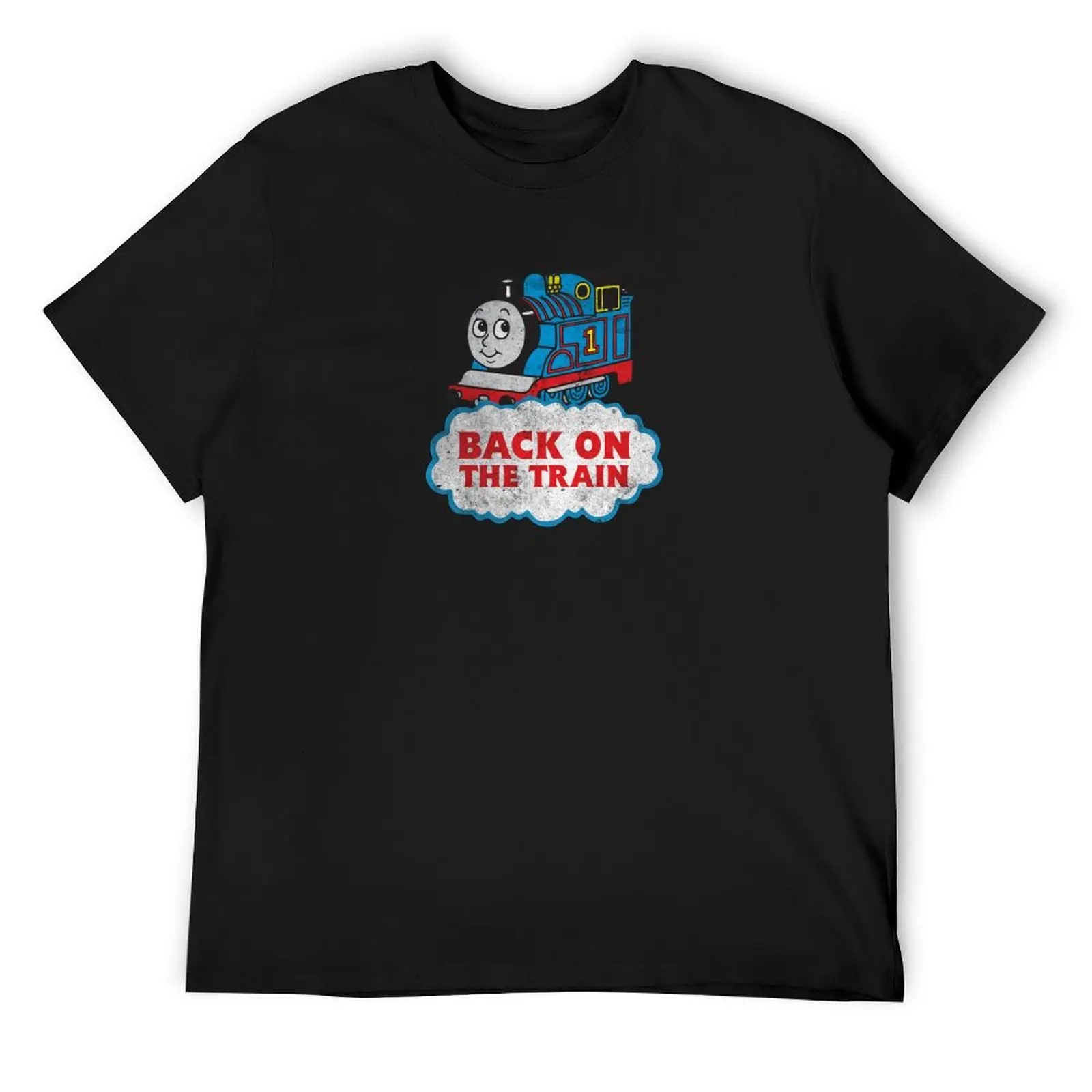 

Back on the Train T-Shirt Man t-shirt baggy shirts designer shirts heavy weight t shirts for men