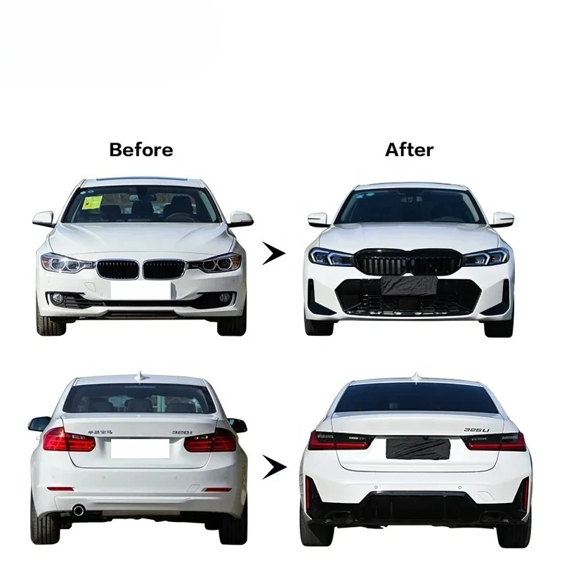 

FOR 2023 G20 LCI Body Kits F30 F35 Facelift Car Accessories Auto Parts LED Lights 2013-2019Y 3 Series F30 F35 Upgrade
