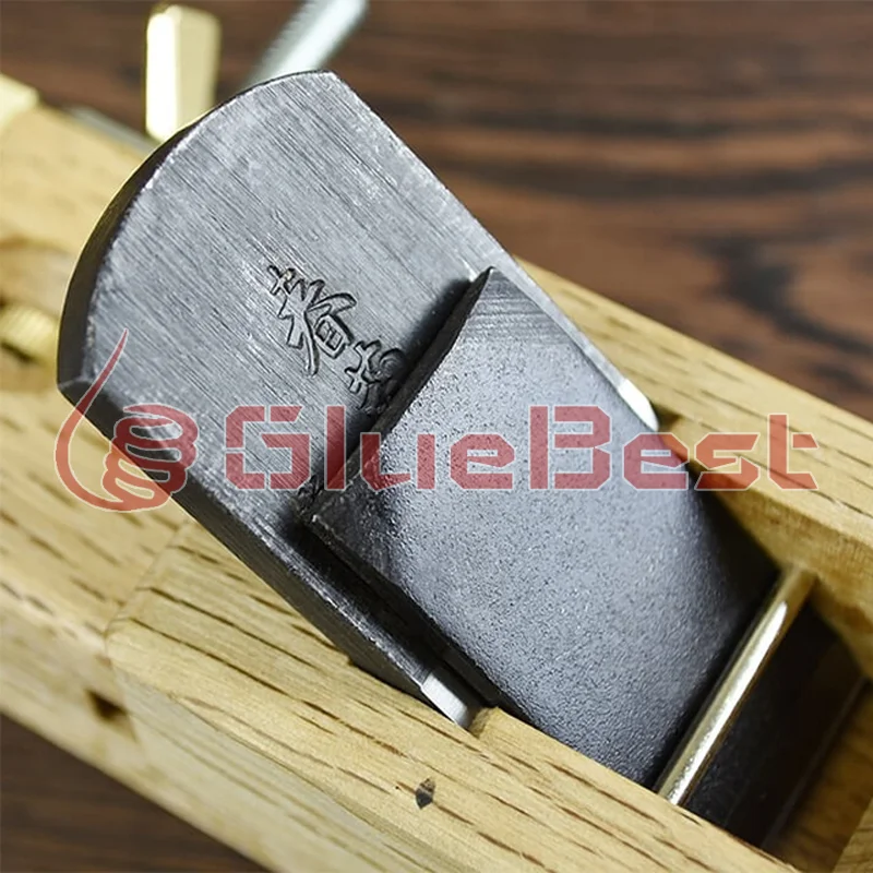 Kanetomo Japanese Hand Plane Blue Paper Steel Forged Blade for Precise Woodworking and Smooth Finishing Original Product