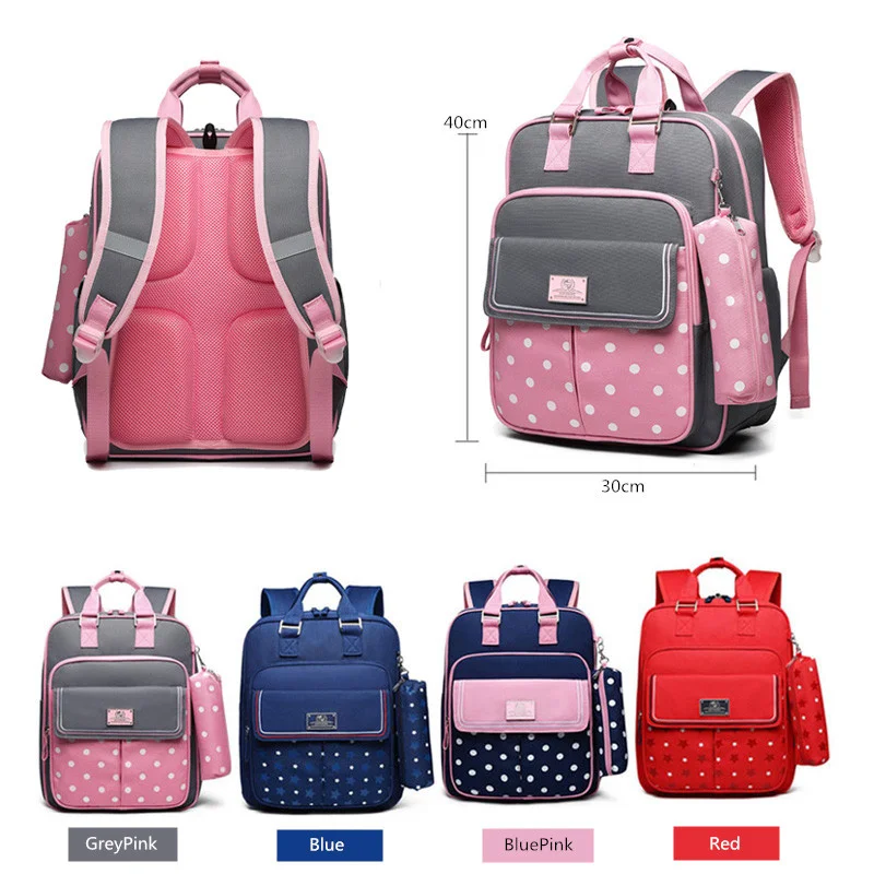 Hochwertige Schul rucksack Mädchen ortho pedic harte Rücken tasche elementares Mädchen Kinder tasche Geschenk