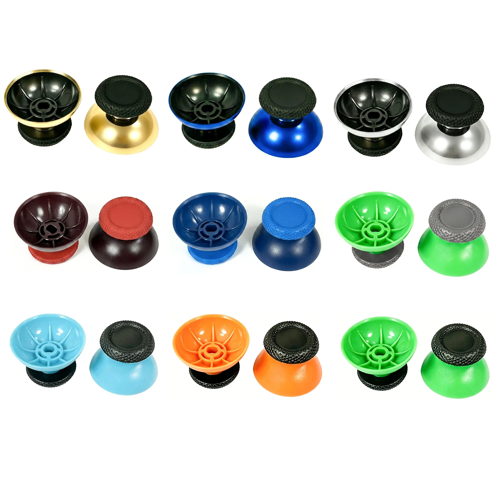 100pcsFor PS5 3D Analog Joystick Stick Grip Caps For PlayStation 5 Gamepad Controller Thumbstick Button Cover Cap Replacement
