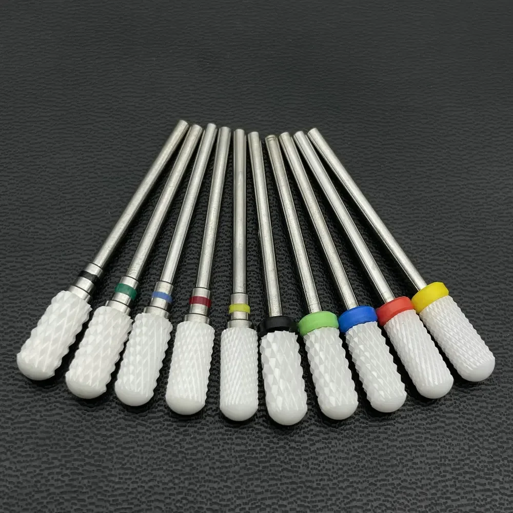 1 stücke Keramik Nagel Bohrer Bits Rotary Cutter Sauber Gerät für Maniküre Nagel Fräsmaschine Zubehör Entfernen Nagel Gel Werkzeuge